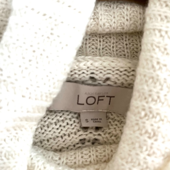 Loft Open Knit Turtleneck Sweater - Picture 4 of 5